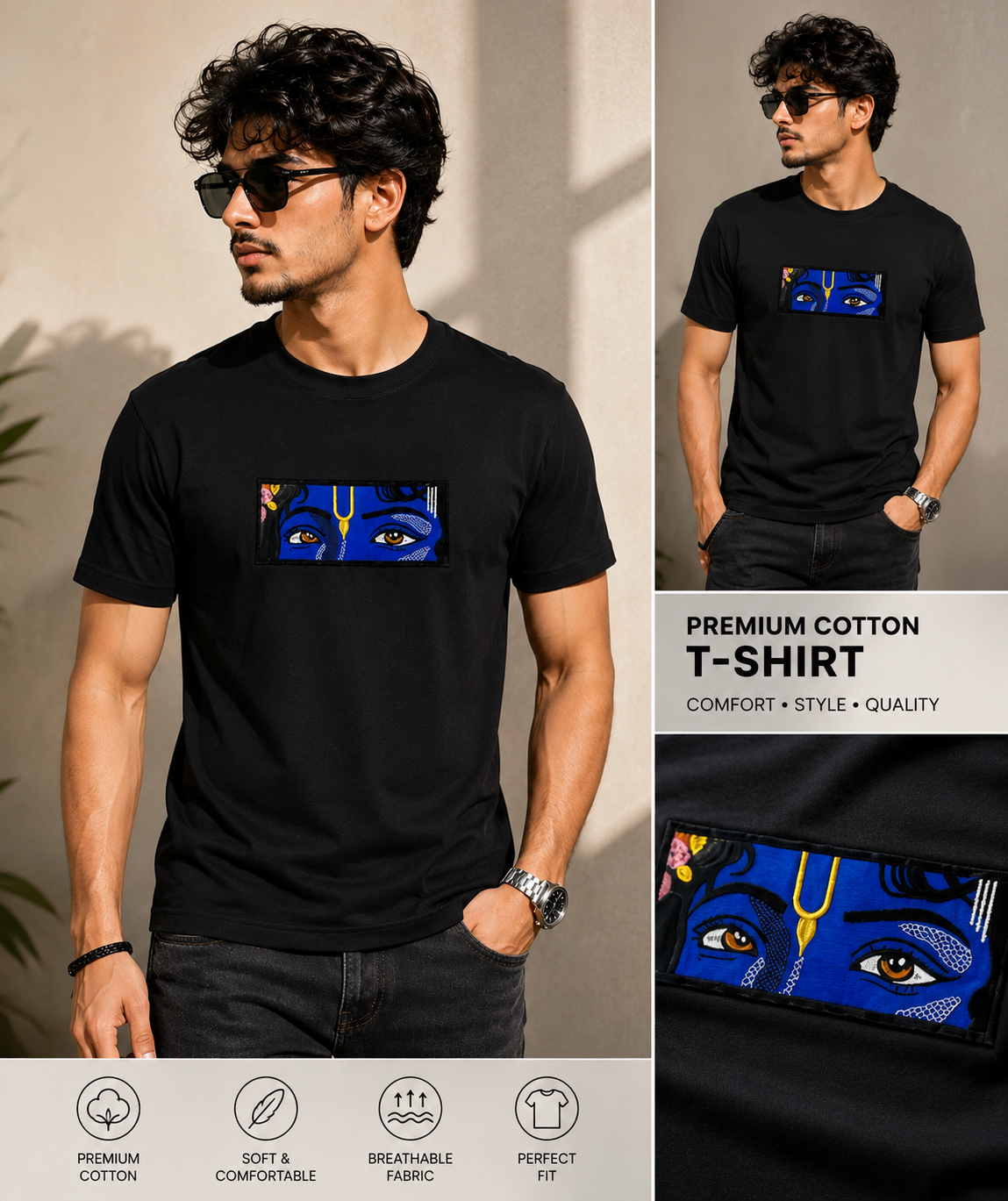 KRISHNA EYE – PREMIUM EMBROIDERY DROP